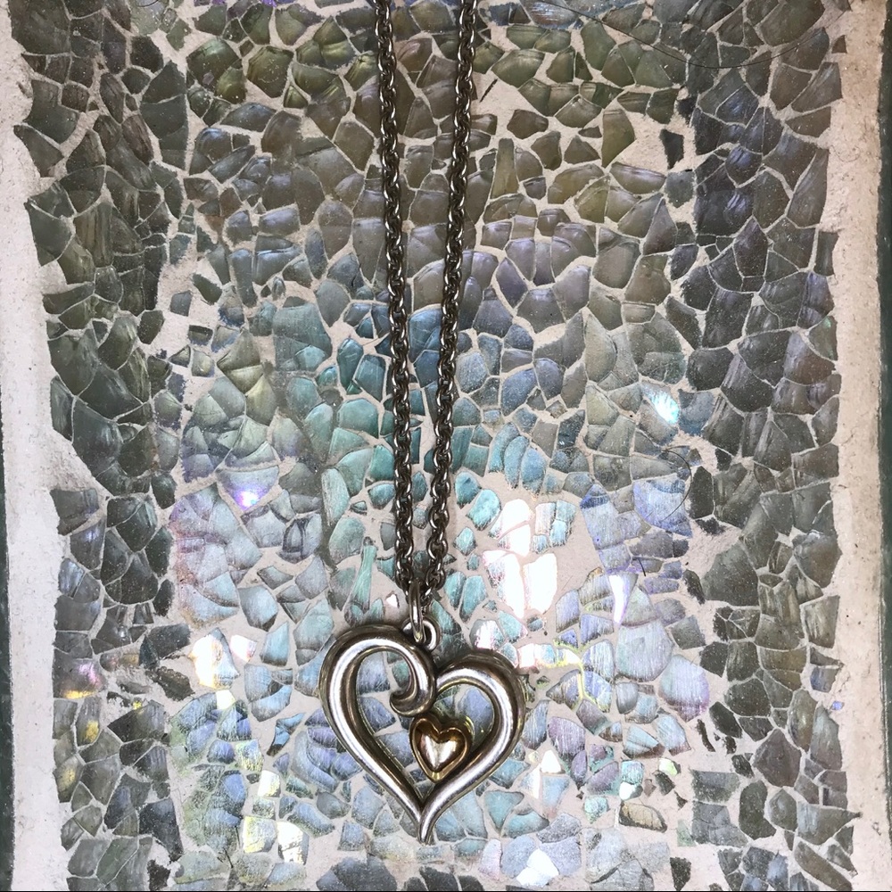 James Avery Sterling Silver & 14K Gold 💛 Necklace